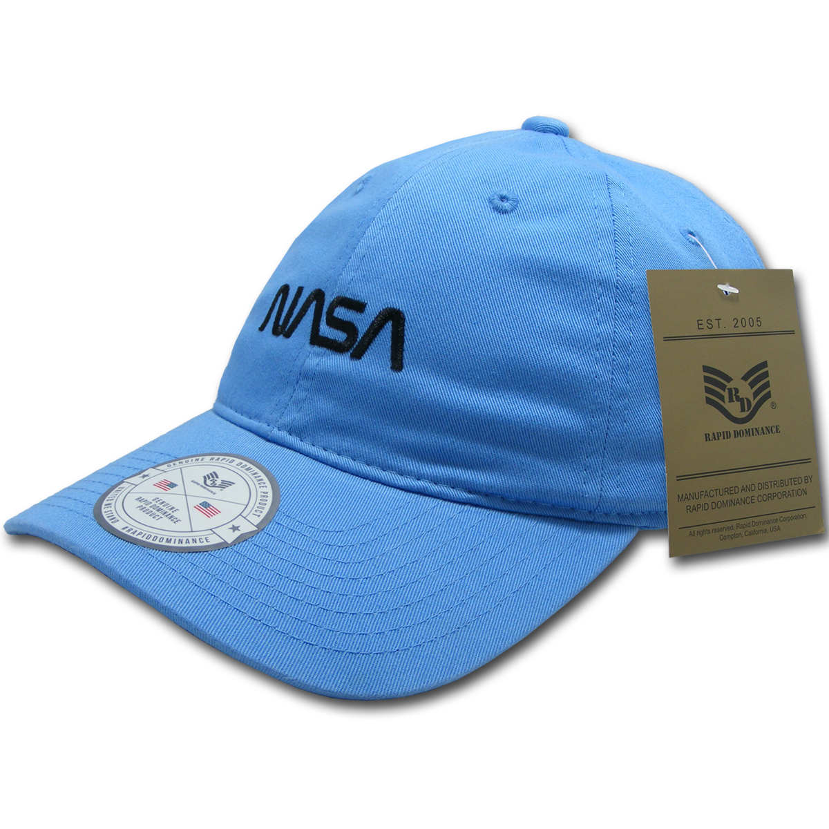 Worm NASA Relaxed Cap, Sky - One Size
