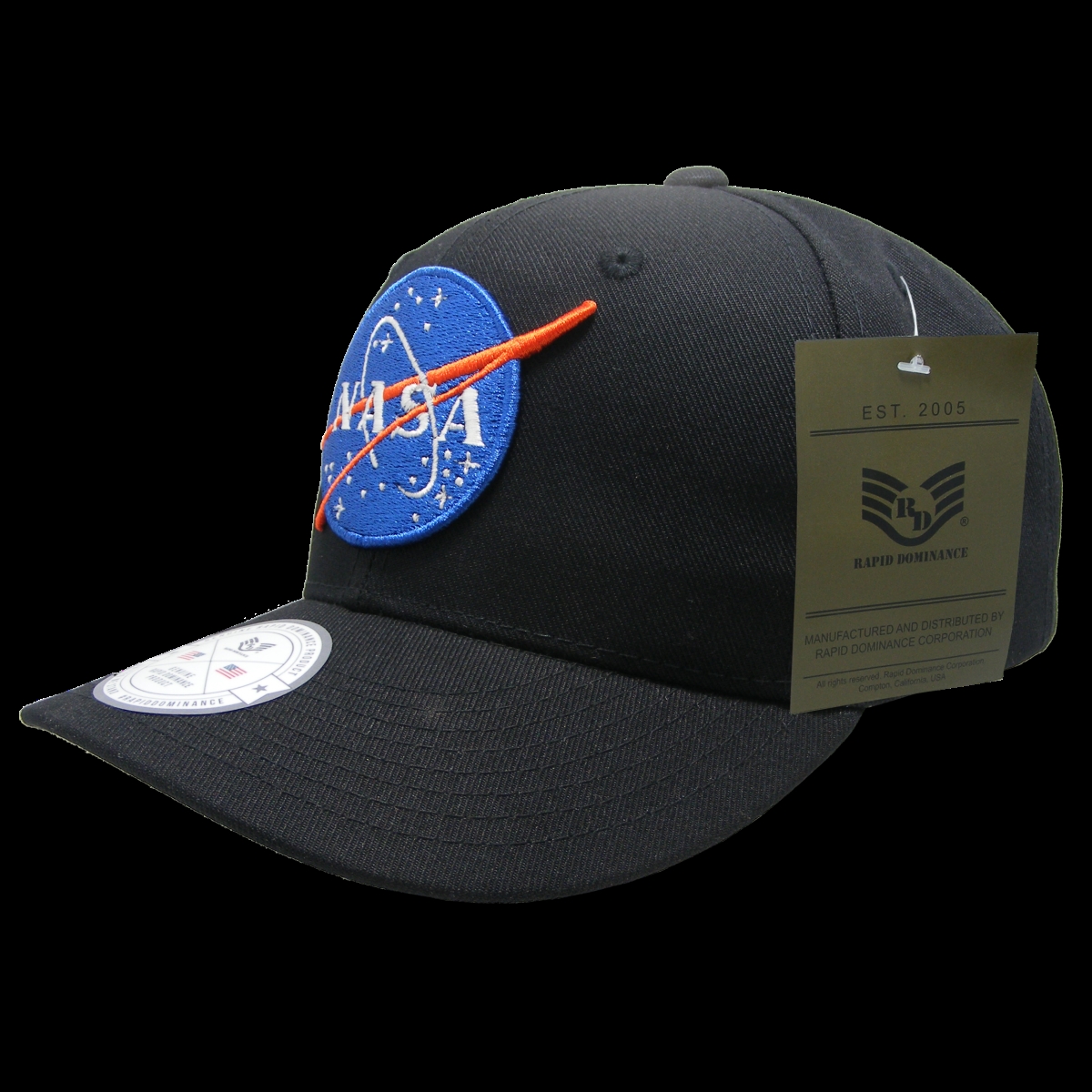 Meatball NASA Deluxe Cap, Black - One Size