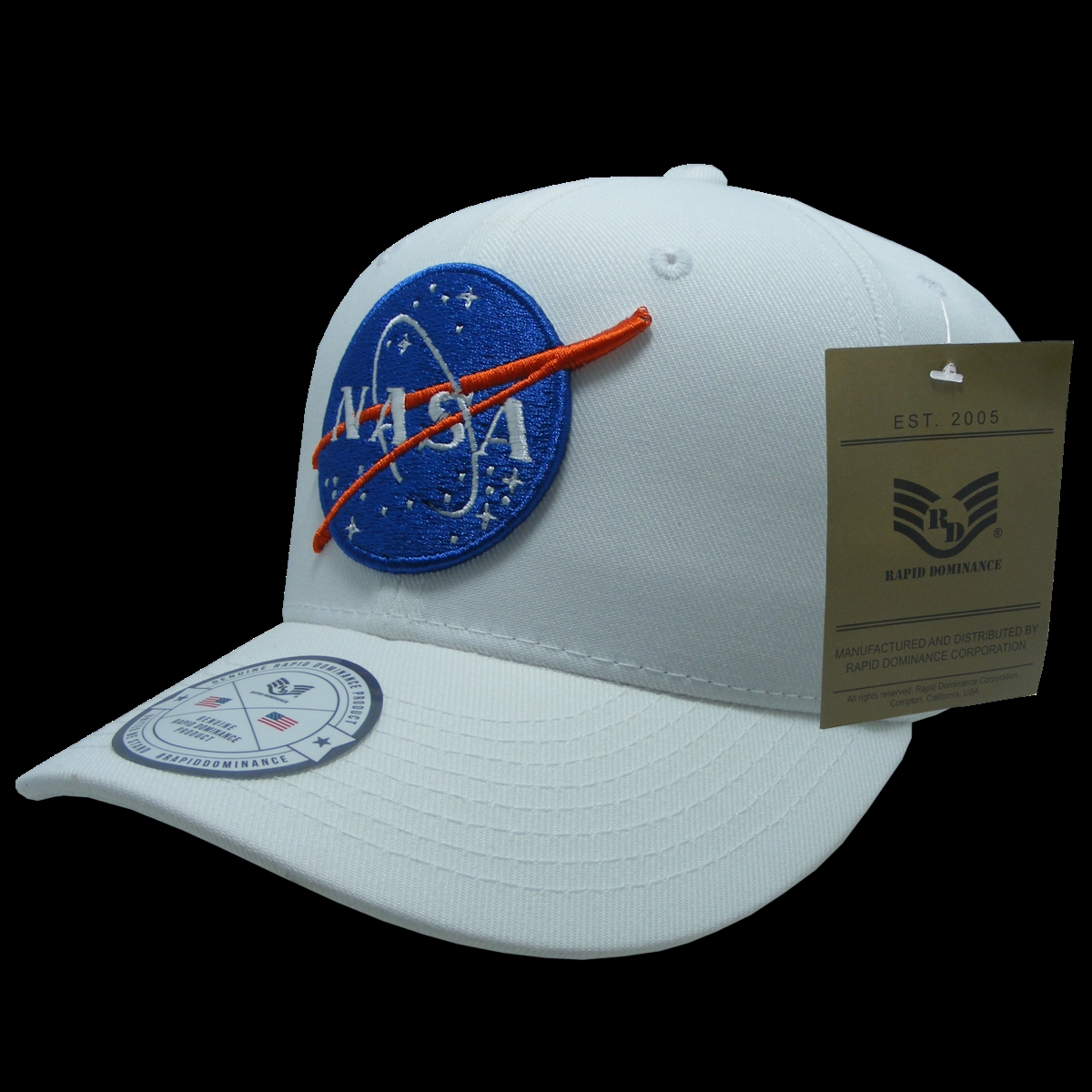 Meatball NASA Deluxe Cap, White - One Size