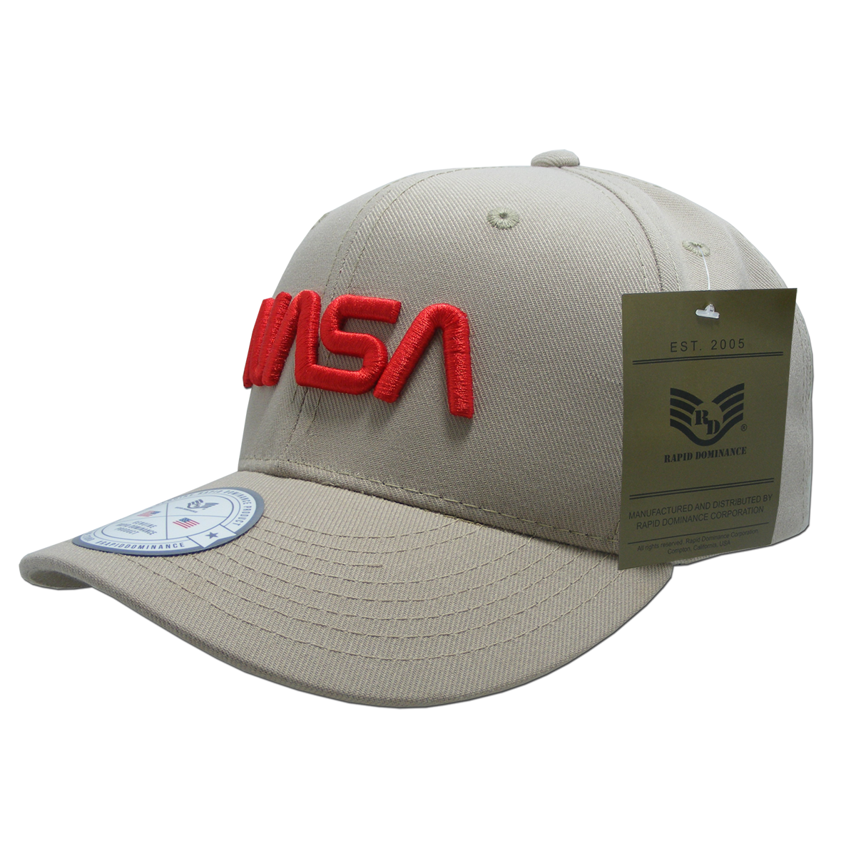 Worm NASA Deluxe Cap, Khaki - One Size