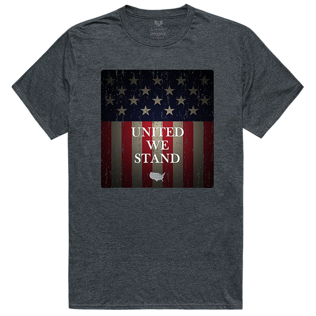 United We Relaxed Graphic Tee Shirt, Heather Charcoal - Extra Large