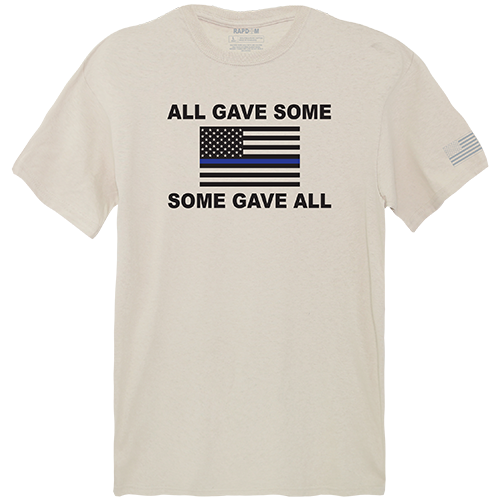 All Gave Some Tactical Graphic Tee Shirt, Sand - Extra Large
