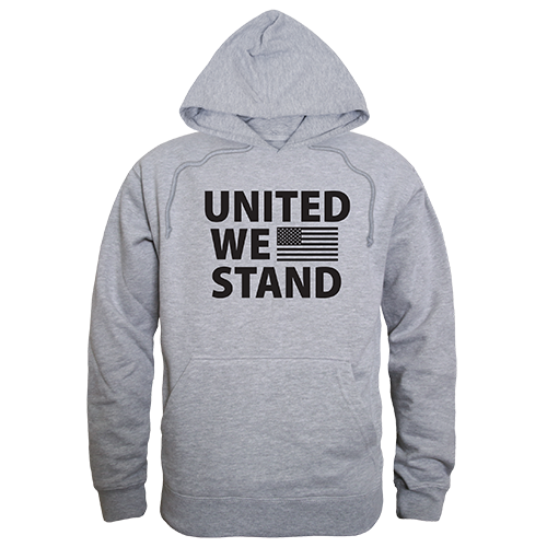 United We Stand Graphic Pullover Sweatshirt, Heather Gray - 2XL