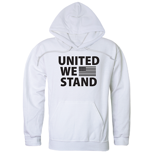 United We Stand Graphic Pullover Sweatshirt, White - Extra Large