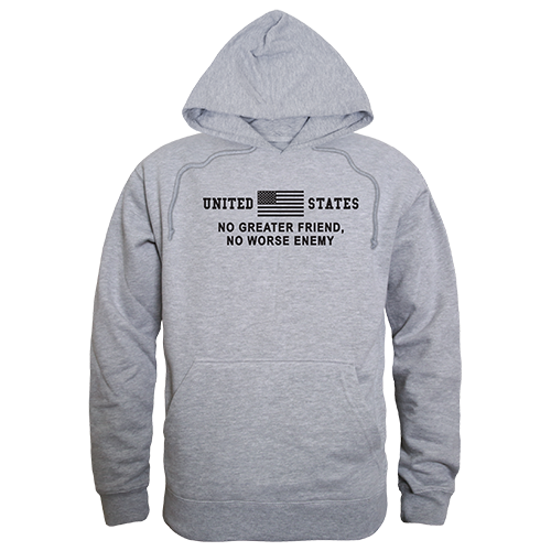 TS4-792-HGY-02 No Greater Graphic Pullover Sweatshirt, Heather Gray - Medium