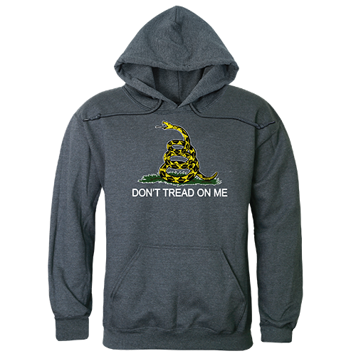 TS4-795-HCH-01 Gadsden Graphic Pullover Sweatshirt, Heather Charcoal - Small