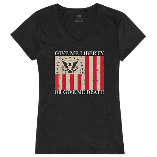 Give Me Graphic V-Neck T-Shirt, Black - 2XL