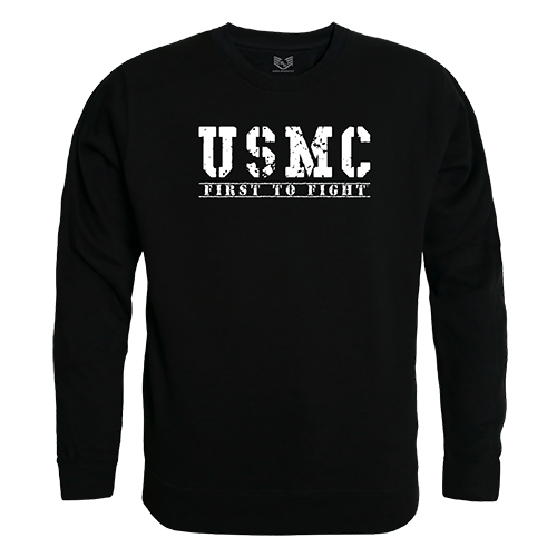 First 2 Graphic Crewneck Sweatshirt, Black - Large
