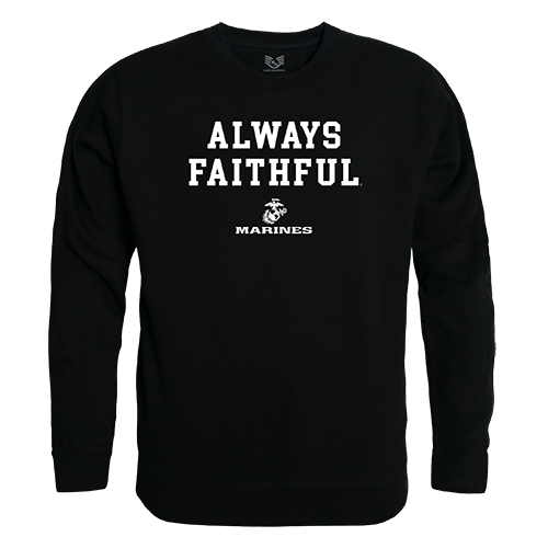 Faithful 1 Graphic Crewneck Sweatshirt, Black - Medium