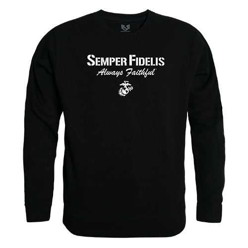 Faithful 2 Graphic Crewneck Sweatshirt, Black - Large