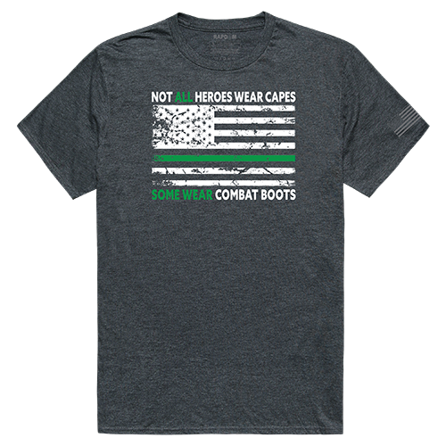 Not All with TGL Tactical Graphic Tee Shirt, Heather Charcoal - Extra Large
