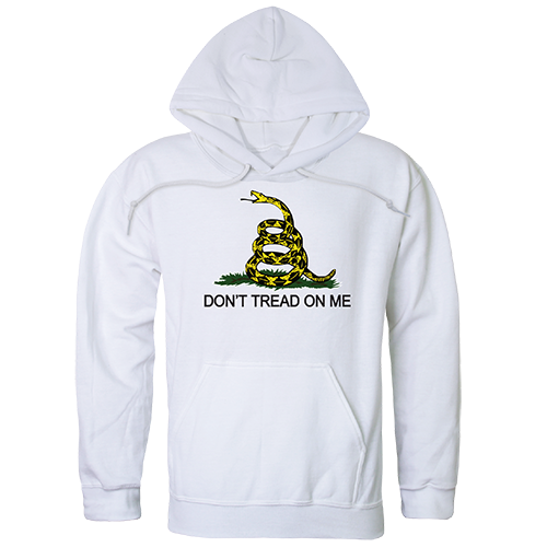 TS4-795-WHT-02 Gadsden Graphic Pullover Sweatshirt, White - Medium