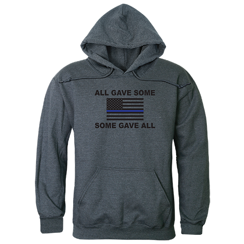 All Gave Some Graphic Pullover Sweatshirt, Heather Charcoal - Extra Large