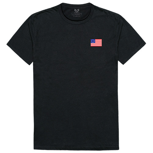Betsy Ross 1 Relaxed Graphic Tee Shirt, Black - Large