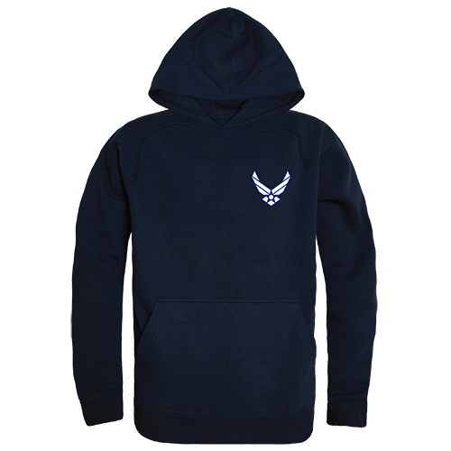 USAF Wing Graphic Pullover Sweatshirt, Navy - Extra Large