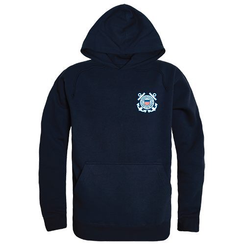USCG Emblem Graphic Pullover Sweatshirt, Navy - Small