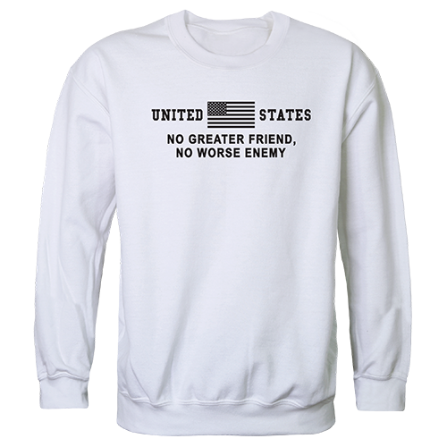 No Greater Graphic Crewneck Sweatshirt, White - Extra Large