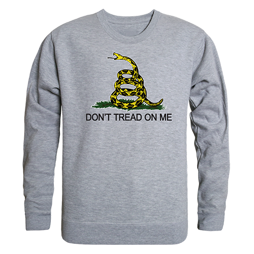 Gadsden Graphic Crewneck Sweatshirt, Heather Gray - 2XL