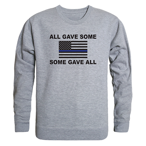 All Gave Some Graphic Crewneck Sweatshirt, Heather Gray - Medium