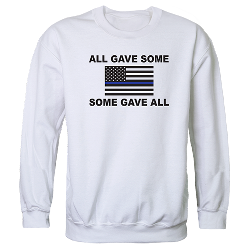 All Gave Some Graphic Crewneck Sweatshirt, White - Extra Large