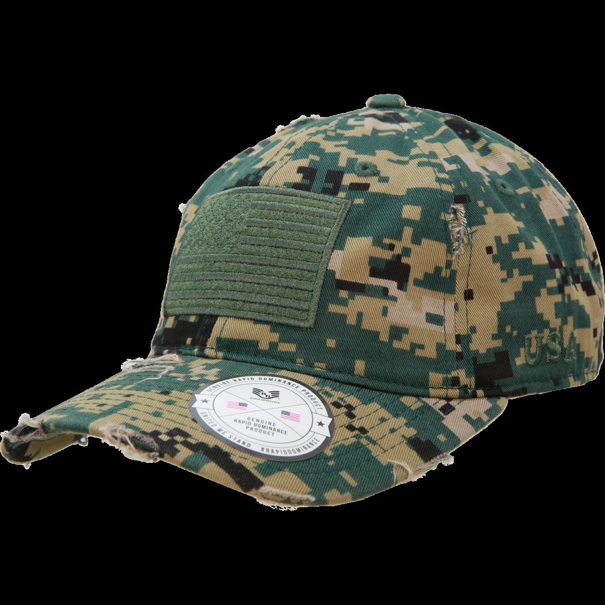 Vintage USA Flag Patch Cap, MCU
