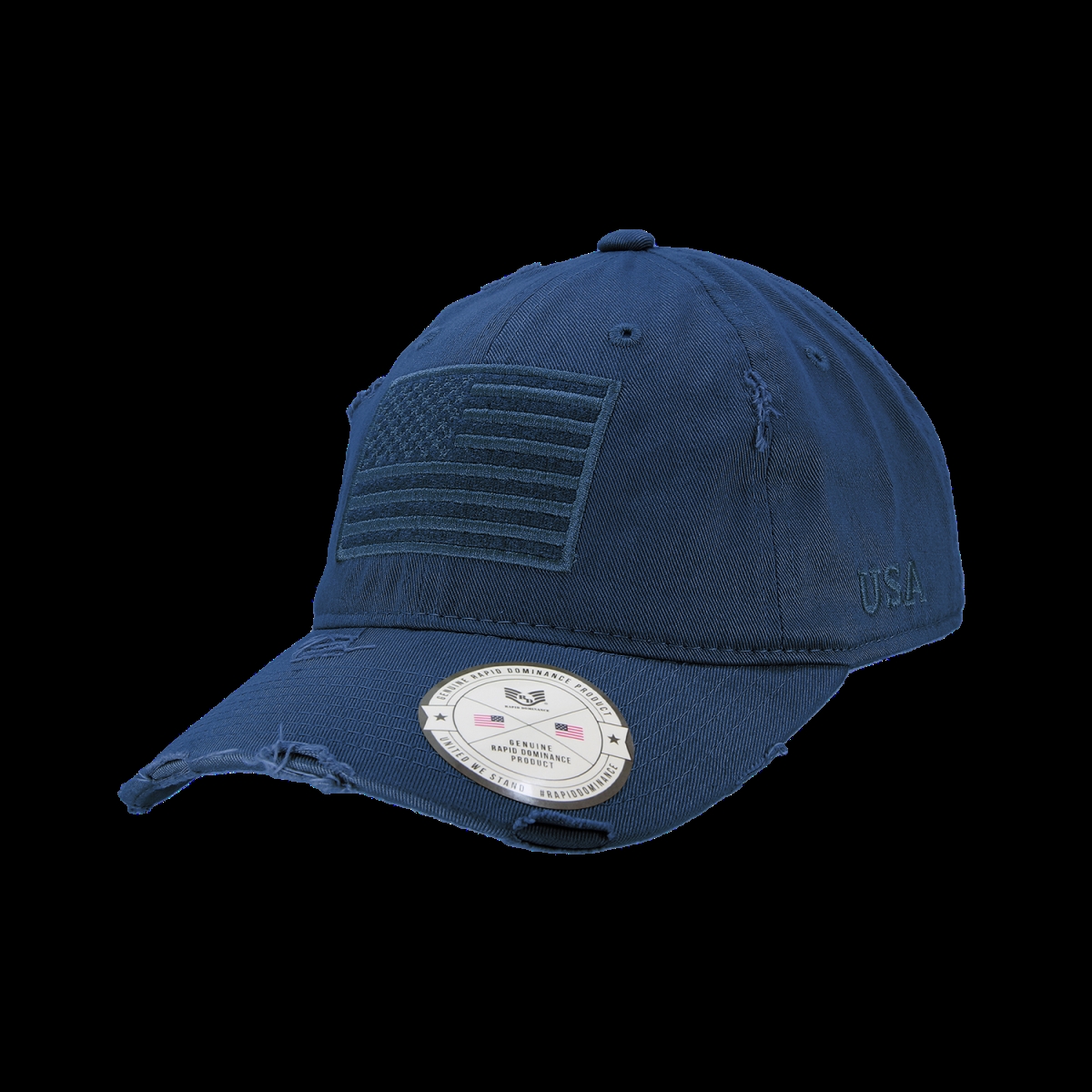 Vintage USA Flag Patch Cap, Navy