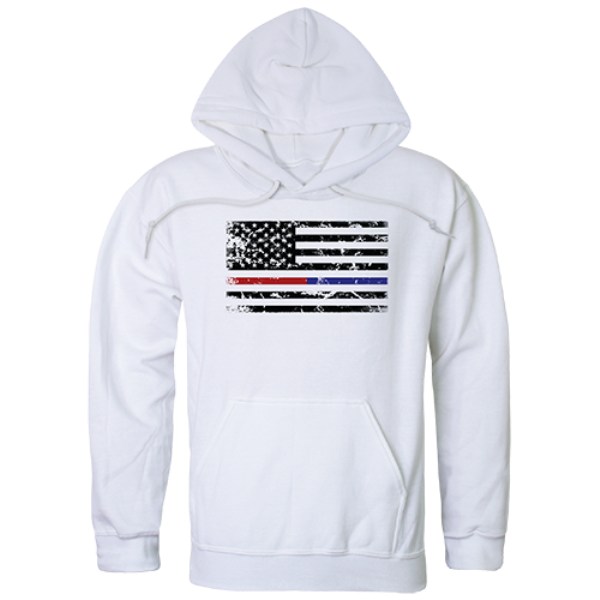 TRL & TBL Dual Flag GRPX Pullover, White - Extra Large