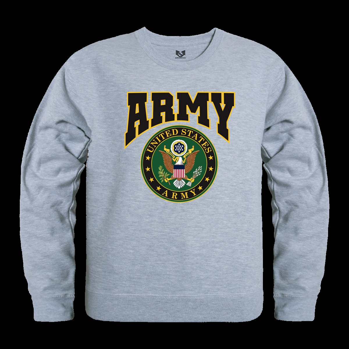US Army 32 Graphic Crewneck Sweatshirt - Heather Grey - Medium