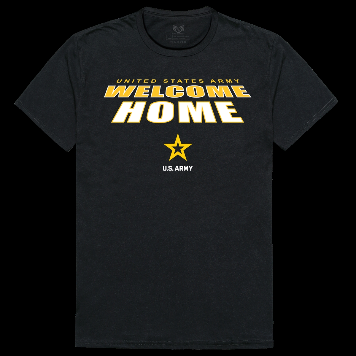 US Army Welcome Home T-Shirt - Black - Small