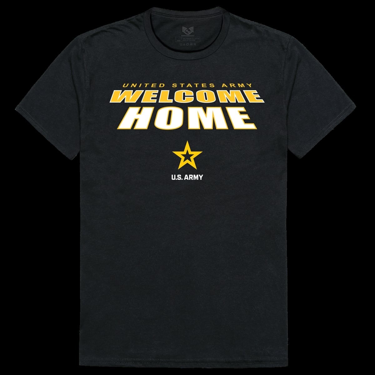 US Army Welcome Home T-Shirt - Black - Extra Large
