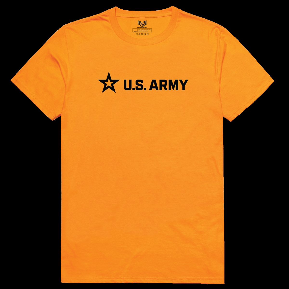 US Army 36 Relaxed Graphic T-Shirt - Gold - Large