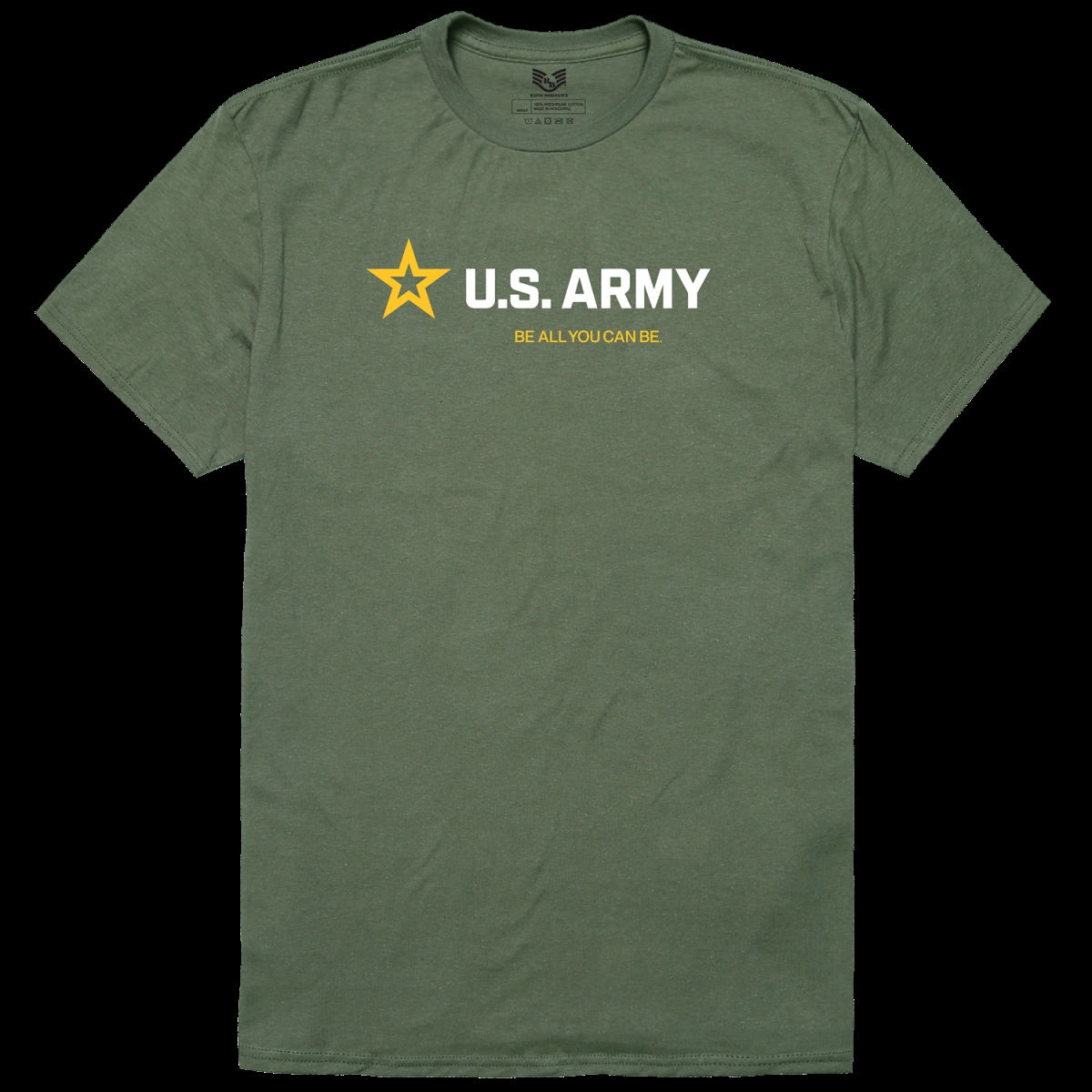 US Army 38 Relaxed Graphic T-Shirt - Olive - Medium