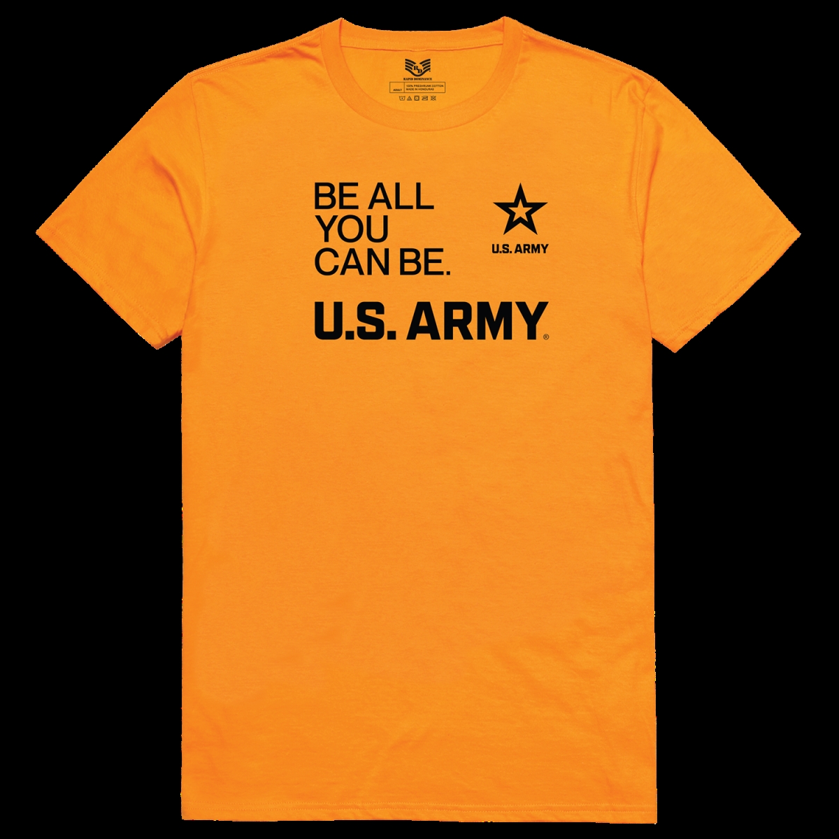 US Army 39 Relaxed Graphic T-Shirt - Gold - 2X