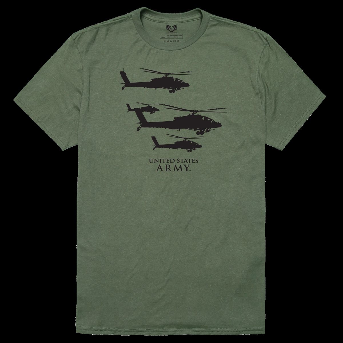 Army 21 Relaxed Graphic T-Shirt - Olive - 2X