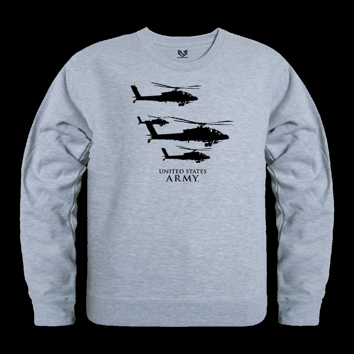 US Army 21 Graphic Crewneck Sweatshirt - Heather Grey - Medium