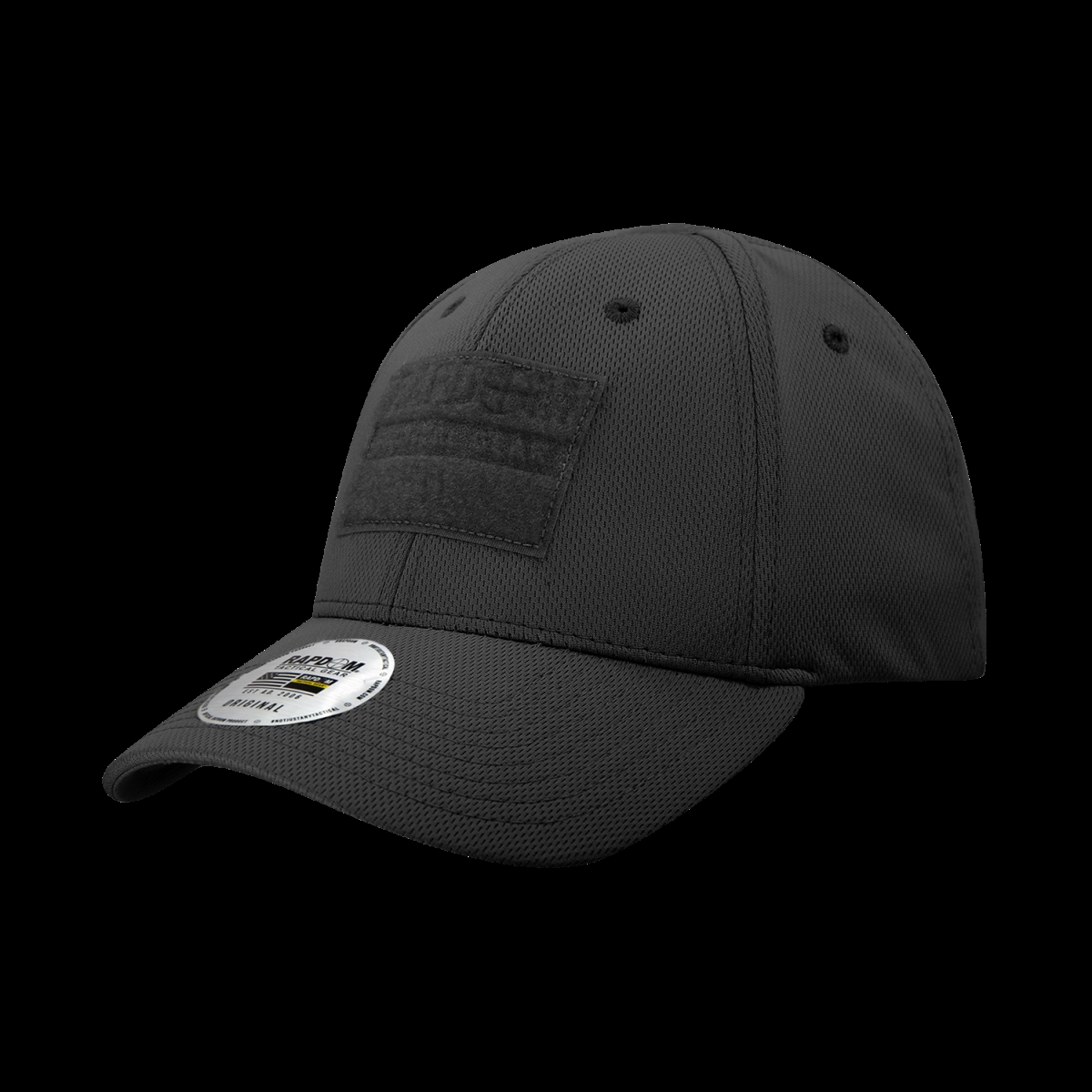 Rapdom Embossed Patch Cap - Black