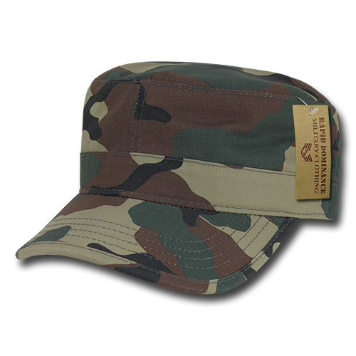 Ripstop Battle Dress Uniform Cap, Woodland