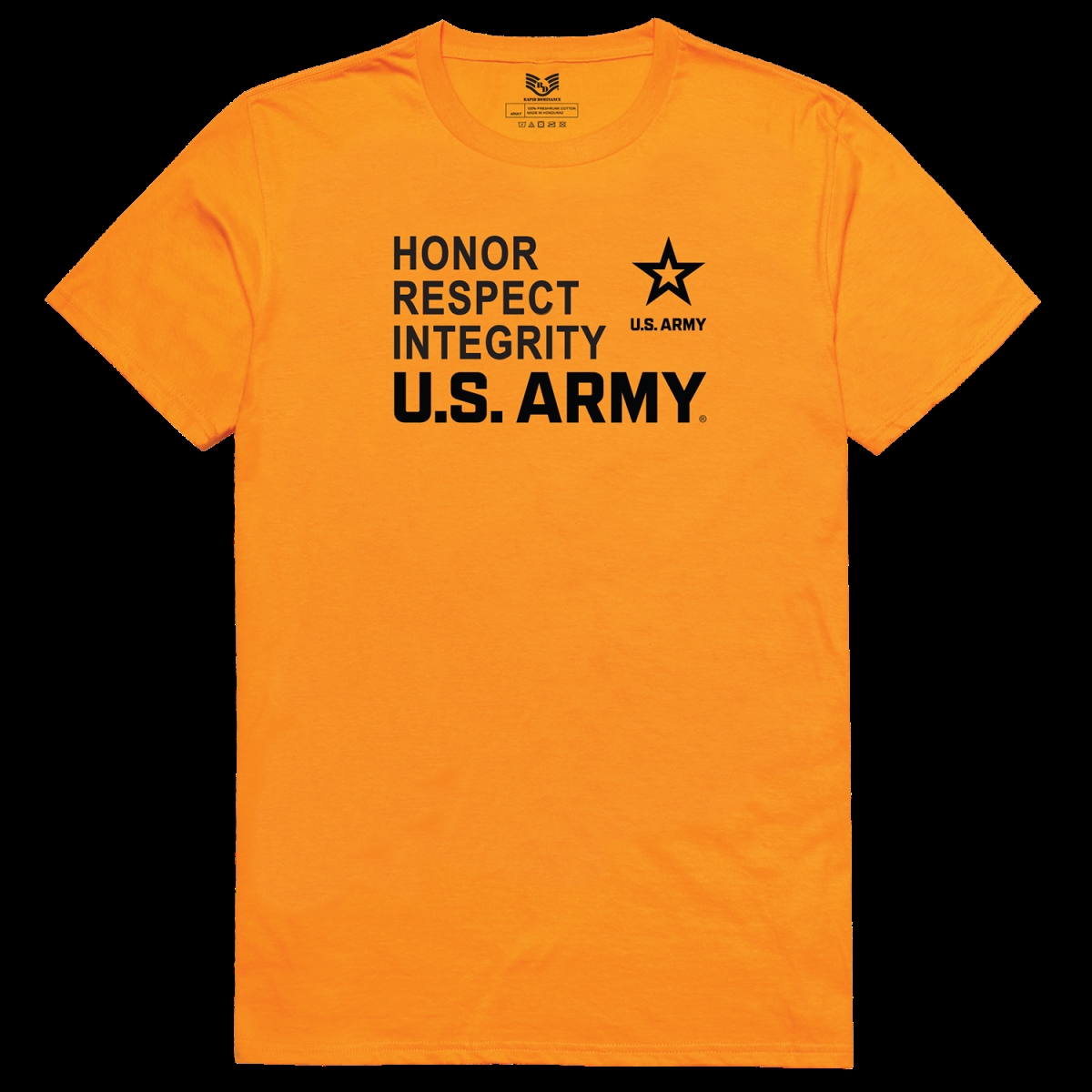US Army 48 Relaxed Graphic T-Shirt - Gold - Extra Large