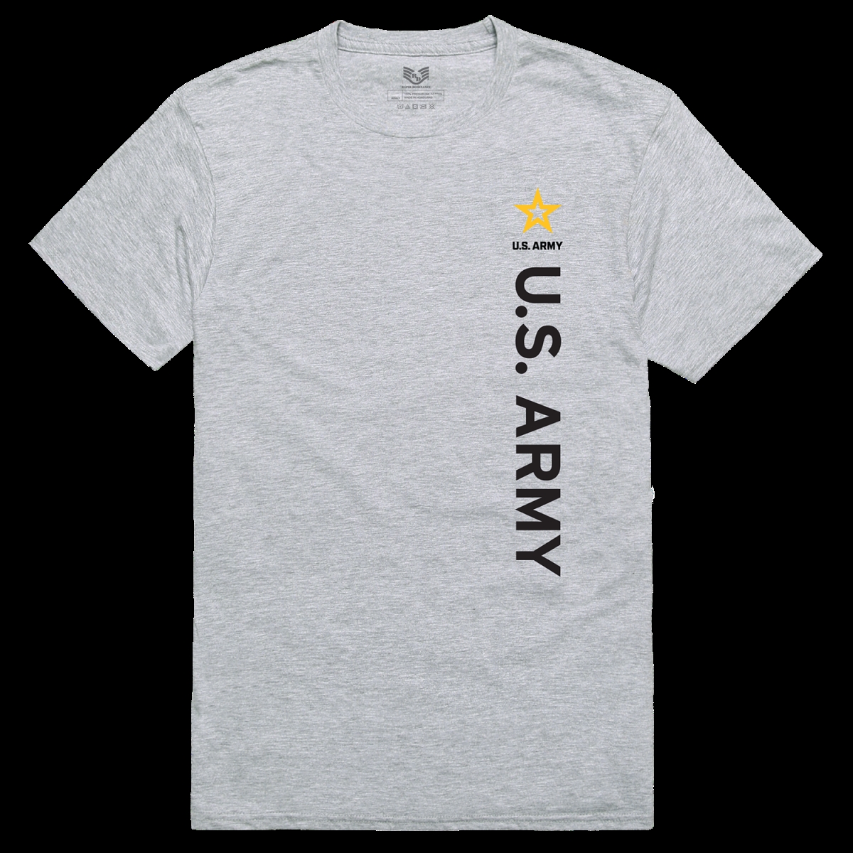 US Army 50 Relaxed Graphic T-Shirt - Heather Grey - Small