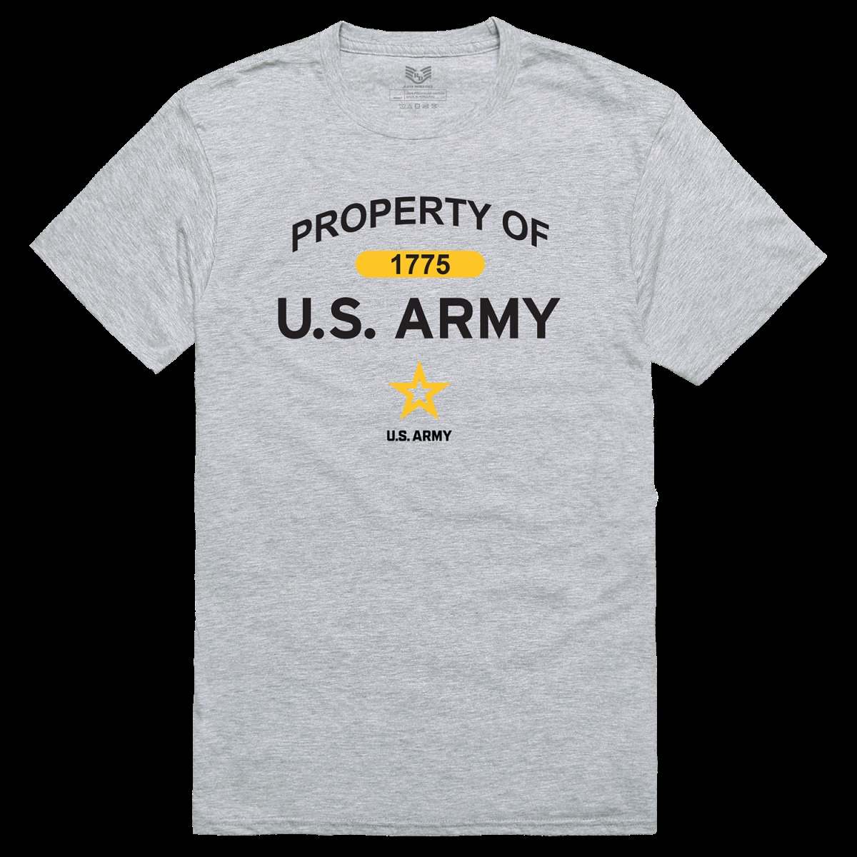 US Army 53 Relaxed Graphic T-Shirt - Heather Grey - Small