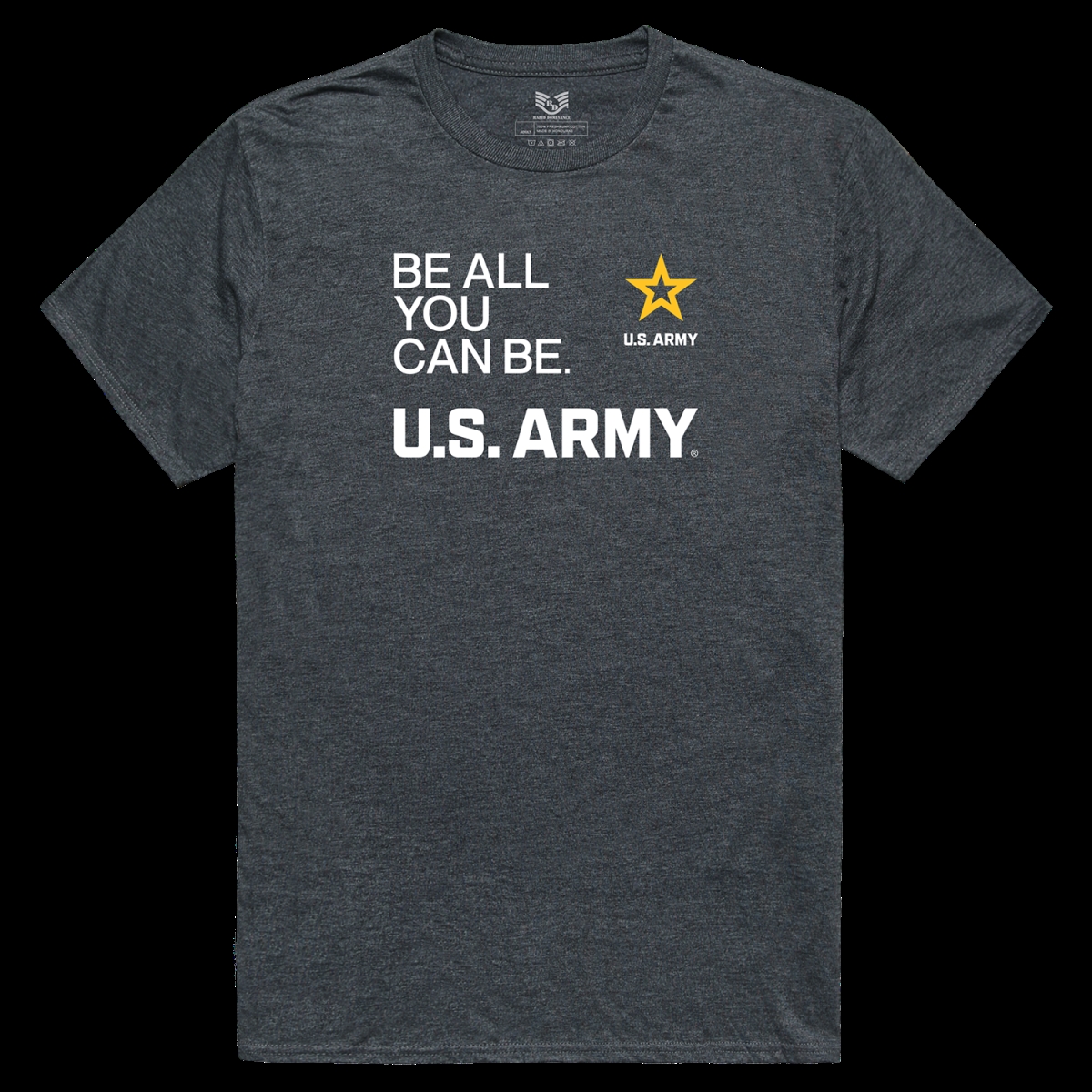 US Army 54 Relaxed Graphic T-Shirt - Heather Charcoal - Small