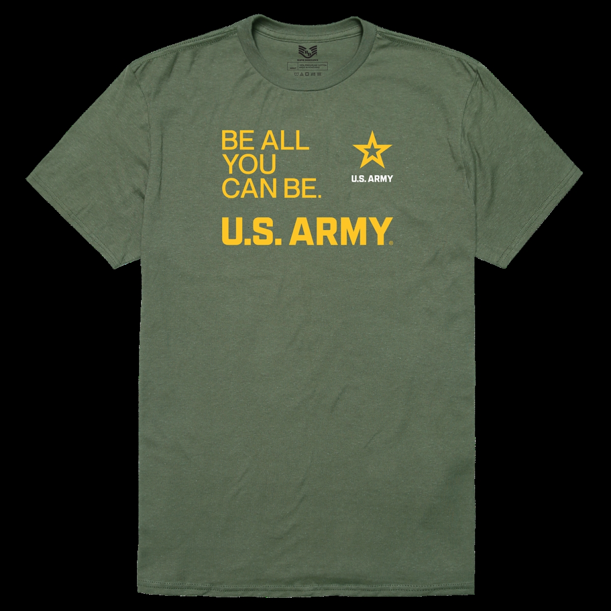 US Army 55 Relaxed Graphic T-Shirt - Olive - Medium