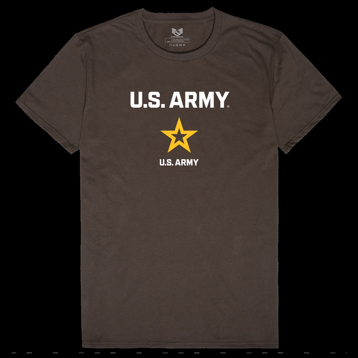 US Army 56 Relaxed Graphic T-Shirt - Brown - 2X