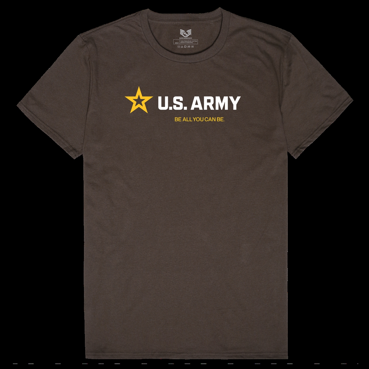 US Army 60 Relaxed Graphic T-Shirt - Brown - Medium