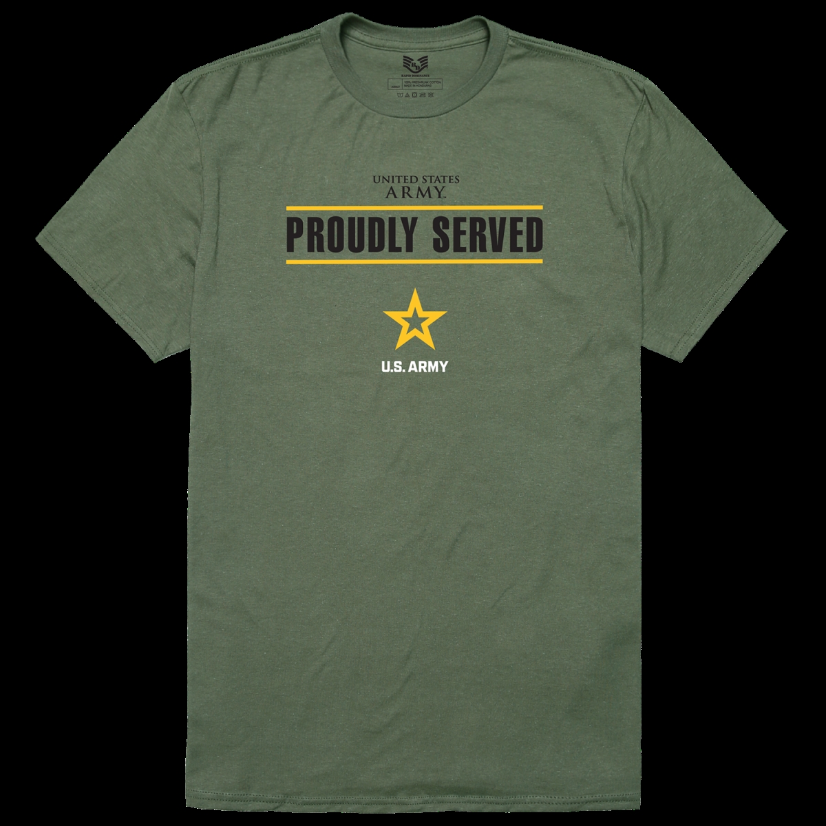 US Army 64 Relaxed Graphic T-Shirt - Olive - Small