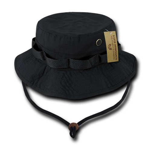 R71-PL-BLK-04 Ripstop Boonies Hat, Black - Extra Large