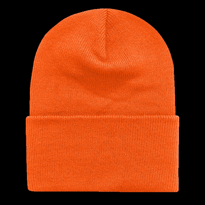 613ORN Acrylic  Polyester Long Beanies44 Orange  One Size Fits Most