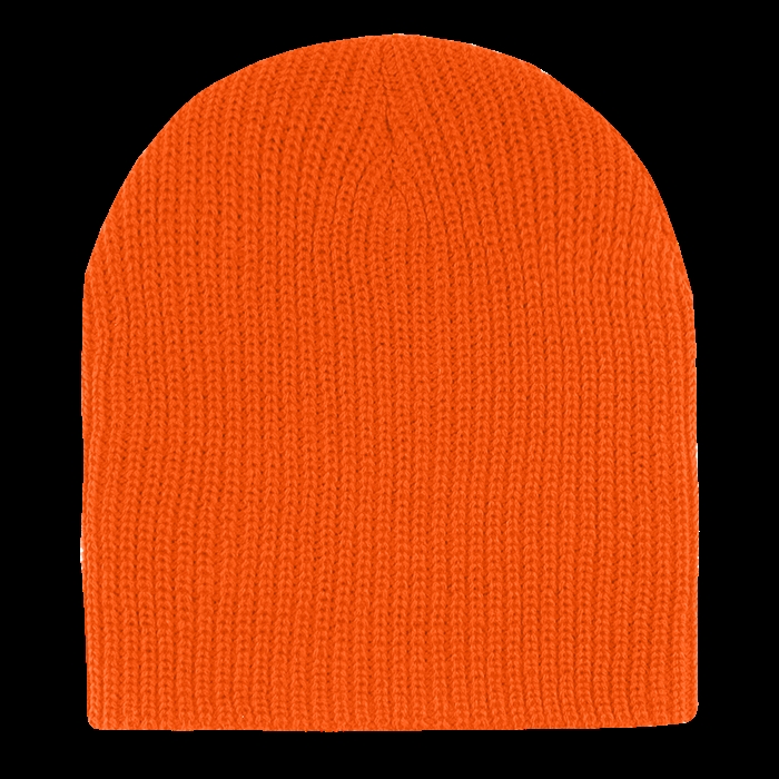 608-ORN GI Cuffless Watch Caps, Orange - One Size Fits Most