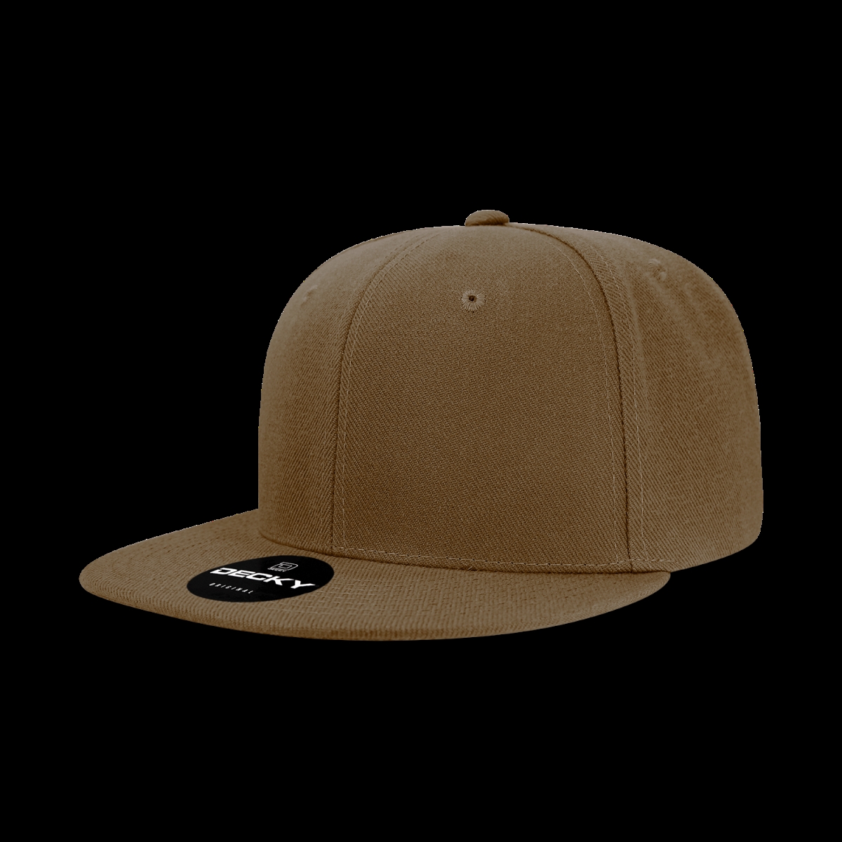 6020-1COY 6 Panel High Profile Snapback Cap, Coyote - One Size Fits Most
