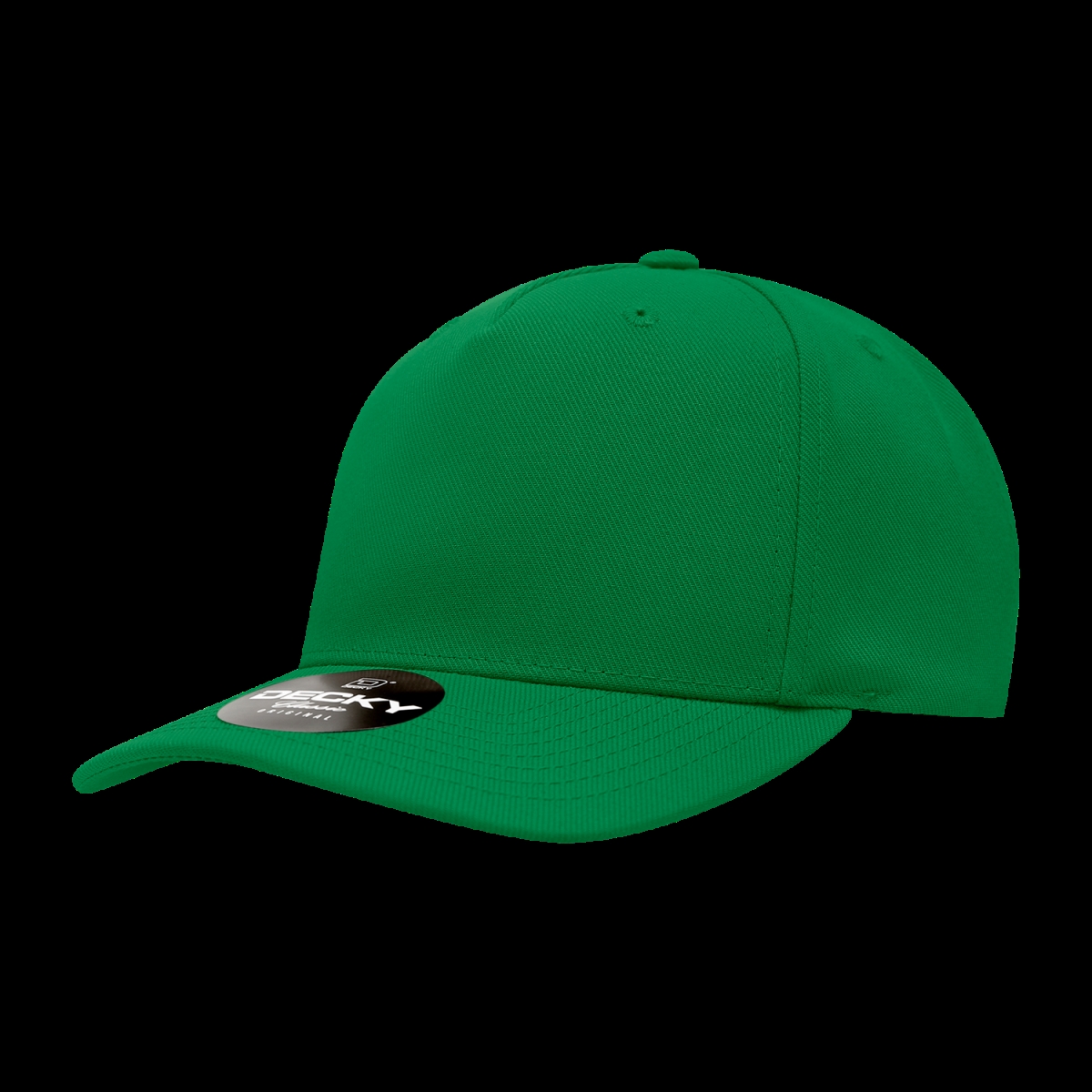 6038-1KEL 5 Panel Mid Profile Structured Polyester Cap, Kelly